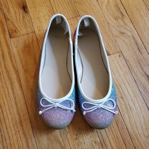 Sparkly ballet flats